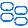 imageMytee Products 58 Inch Oblong Master Link for Chain ampamp Wire Rope Grade 100  WLL 7700 Lbs 35 Tons Blue  41 Safety Factor  Alloy Steel HeavyDuty Oval Master Link Ring for Lifting4