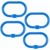 imageMytee Products 58 Inch Oblong Master Link for Chain ampamp Wire Rope Grade 100  WLL 7700 Lbs 35 Tons Blue  41 Safety Factor  Alloy Steel HeavyDuty Oval Master Link Ring for Lifting4