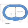 imageMytee Products 58 Inch Oblong Master Link for Chain ampamp Wire Rope Grade 100  WLL 7700 Lbs 35 Tons Blue  41 Safety Factor  Alloy Steel HeavyDuty Oval Master Link Ring for Lifting1