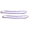 imageMytee Products 6 ft Purple Polyester Endless Round Sling 2600 LBS Vertical Capacity  2100 LBS Choker  5200 LBS Basket  Heavy Duty Endless Sling for Wrecker Recovery Lifting ampamp TowingPurple  Vertical Capacity 2 600 lbs