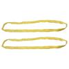 imageMytee Products 6 ft Purple Polyester Endless Round Sling 2600 LBS Vertical Capacity  2100 LBS Choker  5200 LBS Basket  Heavy Duty Endless Sling for Wrecker Recovery Lifting ampamp TowingYellow  Vertical Capacity 8 400 lbs