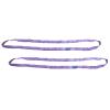 imageMytee Products 6 ft Purple Polyester Endless Round Sling 2600 LBS Vertical Capacity  2100 LBS Choker  5200 LBS Basket  Heavy Duty Endless Sling for Wrecker Recovery Lifting ampamp TowingPurple  Vertical Capacity 2 600 lbs