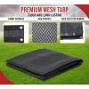 imageMytee Products 76quot x 14 Dump Truck Vinyl Coated Mesh Tarps Cover with 5 Inch 18oz Double Pocket8 x 12