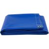 imageMytee Products 8 x 10 Heavy Duty Black 18oz Vinyl Utility Tarp Waterproof Multipurpose Cars Boats Campers Pool Cover TentBlue