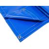 imageMytee Products 8 x 10 Heavy Duty Black 18oz Vinyl Utility Tarp Waterproof Multipurpose Cars Boats Campers Pool Cover TentBlue