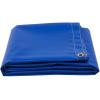 imageMytee Products 8 x 10 Heavy Duty Black 18oz Vinyl Utility Tarp Waterproof Multipurpose Cars Boats Campers Pool Cover TentBlue