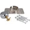 imageMytee Products Hidden Shackle Padlock ampamp Hasp w 2 Keyed Set  Heavy Duty Solid Steel Hockey Puck Lock Chrome Coating Ideal for Enclosed Trailer Vans Gates ampamp General Security4  Pack