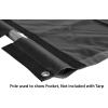 imageMytee Products Mytee Product 12 x 20 18oz Vinyl RollOff Dumpster Tarp Waterproof Container Cover 15yd Vinyl tarp12 x 20