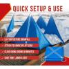 imageMytee Products Snow Removal Tarps Snow Tarp Demo 12 x 20 26 oz Vinyl wWebbing Loop 10000 lbs26 x 26