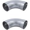 imageMytee Products Stack Pipe Curved 5X24 Replaces OEM EP50CS224C90 Elbow 2 Pack