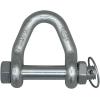 imageMytee Products Web Sling Shackle  2quot wQuick Pin 8000 lbs WLL White Blue Zinc for Recovery Straps Auto Hauling Towing4  Pack