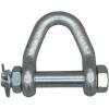 imageMytee Products Web Sling Shackle  2quot wQuick Pin 8000 lbs WLL White Blue Zinc for Recovery Straps Auto Hauling Towing4  Pack