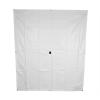 imageMytee Products White 7 x 7 Ceiling Leak Drain Tarp  Vinyl Coated Material Roof Leak Drip Diverter Waterproof Drainage Tarp with Heavy Duty Grommets in Each Corner  Easy Hanging and ReusableWhite