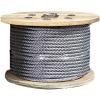 imageMytee Products 18quot x 250 Ft Galvanized Steel Aircraft Wire Rope Cable  2000 Lbs Breaking Strength Heavy Duty 7x19 Strand Core Wire Rope for Outdoor Yard or Garden