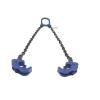 imageMytee Products 2 Pack Chain Drum Lifter for 30 ampamp 55 Gallon Drum Lift 2000 lbs WLL Vertical  Carbon Steel Hook wBuiltin Spring  MetalPlastic Drum ampamp Barrel Lifter wSelf Locking Hoist1  Pack