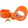 imageMytee Products 2 Pack King Pin Lock Heavy Duty Orange Powder Coated with Safety Ribbon Works with Class 8 Vehicles and RV TrailersOrange Powder Coated