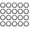 imageMytee Products 20 Pack Hub Cap Gasket with 6 Holes Bolt Size 516 Inch Replaces 3303024 3303024 2208E889 2208N820 401504 4507558 549805C1 730004 78433303024 90241 94RU19309 AM180106411 HG0024 GKT02420  Pack