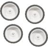 imageMytee Products 4 Pack Haulotte 2820302890 Scissor Lift Tires 15quotx5quot Plain Indoor NonMarking Wheel4  Pack