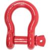 imageMytee Products 4 Pk 138quot Anchor Shackle Forged Carbon Steel wAlloy Screw Pin WLL  135 Tons 27000 lbs Double Rust Protection Heavy Duty D Ring Shackle for Towing Rigging ampamp Vehicle Recovery