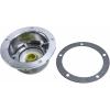 imageMytee Products Aluminum Hub Cap with Gasket and Rubber Vent Plug  Trailer HUB Cap with Side Pipe Plug Replace 3434013 78433434013 343013 38580513 411608P 4131103 9008P AM18010624 MER34013 R64013