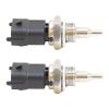 imageMytee Products Heavy Duty Engine Coolant Temperature Male Sensor Black Metal Construction  Replaces 2112272PE KW2112272PE2  Pack