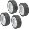 imageMytee Products SkyJack 158436 Scissor Lift Tires 12 x 4 Brake Model  SJIII3219 SJIII3015 SJIII3215 SJIII3019  NonMarking Wheel Assembly12 x 4 4  Pack