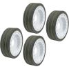 imageMytee Products SkyJack 158436 Scissor Lift Tires 12 x 4 Brake Model  SJIII3219 SJIII3015 SJIII3215 SJIII3019  NonMarking Wheel Assembly16 x 5 x 12 4  Pack