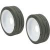 imageMytee Products SkyJack 158437 Scissor Lift Tires 12 x 4 Plain Model  SJIII3219 SJIII3015 SJIII3215 SJIII3019  NonMarking Wheel Assembly12 x 4 2  Pack