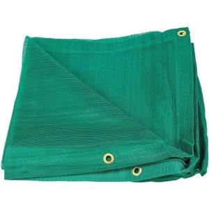 imageMytee Products 12x20 Black 70 Shade Mesh Tarp for Outdoor wGrommets  6 Oz Extra Durable Heavy Duty Mesh Tarps for Dump Truck Rolloff Trucks  Mesh Shade Net Cloth for Sun Plant PatioGreen