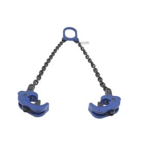 imageMytee Products 2 Pack Chain Drum Lifter for 30 ampamp 55 Gallon Drum Lift 2000 lbs WLL Vertical  Carbon Steel Hook wBuiltin Spring  MetalPlastic Drum ampamp Barrel Lifter wSelf Locking Hoist1  Pack