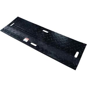 imageMytee Products 3 x 6 Ground Protection Mats with Double Sided Diamond Plated Tread Design  High Density Polyethylene Mat Easily Supports 60 Ton Loads on Lawns Dirt and Any Other Areas