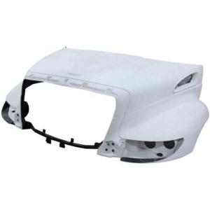 imageMytee Products 41quot Fiberglass Hood Compatible with International 4200 4400 4300 20022010  Heavy Duty Hood Panel for Trucks Replaces OEM 3807254C94 3807254C97 3535801C 3807254C