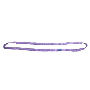 imageMytee Products 6 ft Purple Polyester Endless Round Sling 2600 LBS Vertical Capacity  2100 LBS Choker  5200 LBS Basket  Heavy Duty Endless Sling for Wrecker Recovery Lifting ampamp TowingPurple  Vertical Capacity 2 600 lbs