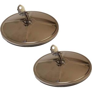 imageMytee Products 85quot Convex HotSpot Mirror  Stainless Steel Mount 516 Female Adjustable Ball Stud ampamp Bolt L Bracket Included For Easy Replacement 97803 Freightner TL 978032  Pack