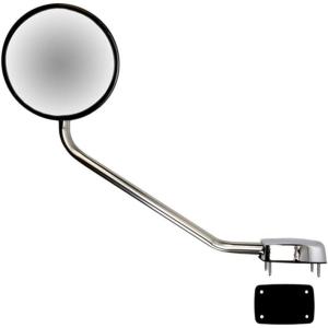 imageMytee Products Hood Mirror Chrome Left Replaces OEM 7195616Left  Driver Side