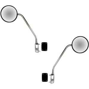 imageMytee Products Hood Mirror Chrome Left Replaces OEM 7195616Pair Set