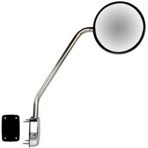 imageMytee Products Hood Mirror Chrome Left Replaces OEM 7195616Right  Passnger Side