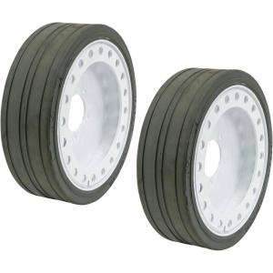 imageMytee Products SkyJack 158436 Scissor Lift Tires 12 x 4 Brake Model  SJIII3219 SJIII3015 SJIII3215 SJIII3019  NonMarking Wheel Assembly16 x 5 x 12 2  Pack