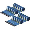 imageMytee Products 10 Pack 4quot x 27 Winch Straps wFlat Hook WLL 5400 Flatbed Tie Down StrapBlue
