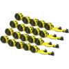 imageMytee Products 10 Pack 4quot x 27 Winch Straps wFlat Hook WLL 5400 Flatbed Tie Down StrapYellow