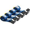 imageMytee Products 10 Pack 4quot x 5 Roll Off Container Yellow Winch Strap wLarge Flat Hook for Roll Off Truck 5400 lbs Working Load LimitBlue