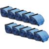 imageMytee Products 10 Pack 4quot x 5 Roll Off Container Yellow Winch Strap wLarge Flat Hook for Roll Off Truck 5400 lbs Working Load LimitBlue