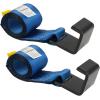 imageMytee Products 10 Pack 4quot x 5 Roll Off Container Yellow Winch Strap wLarge Flat Hook for Roll Off Truck 5400 lbs Working Load LimitBlue