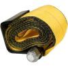 imageMytee Products 10 Pack 4quot x 5 Roll Off Container Yellow Winch Strap wLarge Flat Hook for Roll Off Truck 5400 lbs Working Load LimitBolt on Yellow