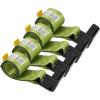 imageMytee Products 10 Pack 4quot x 5 Roll Off Container Yellow Winch Strap wLarge Flat Hook for Roll Off Truck 5400 lbs Working Load LimitGreen