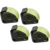 imageMytee Products 10 Pack 4quot x 5 Roll Off Container Yellow Winch Strap wLarge Flat Hook for Roll Off Truck 5400 lbs Working Load LimitGreen
