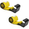 imageMytee Products 10 Pack 4quot x 5 Roll Off Container Yellow Winch Strap wLarge Flat Hook for Roll Off Truck 5400 lbs Working Load LimitYellow