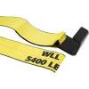 imageMytee Products 10 Pack 4quot x 5 Roll Off Container Yellow Winch Strap wLarge Flat Hook for Roll Off Truck 5400 lbs Working Load LimitYellow
