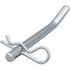 imageMytee Products 10 Pack 5th Wheel Hitch Pins ampamp Clips 12Inch Diameter for Trailer Hitches  Stainless Steel Hitch Pin with Box End 12quot x 478quot Usable Length with Clevis Clip12 Hitch Pin
