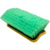imageMytee Products 10quot BiLevel Car Wash Brush and 4 to 8 Extendable Handle wSoft Bristles Suitable for Auto RV Truck Boat Camper Exterior Washing Cleaning Green1  Pack